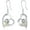 Monkey, variant on Animal Earrings 925 Sterling Silver Cute Tiger Lion Cow Ladybug Monkey Dangle Earrings for Women