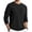 Black, variant on Thrilos Mens Long Sleeve Shirts Crewneck Casual Tops Pullover Work Shirts Stretch Textured Knit T-Shirts with Pocket