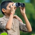 thumbnail image 3 of Binoculares portátiles para niños perfecl telescopio de exploración compacto Negro, 3 of 8