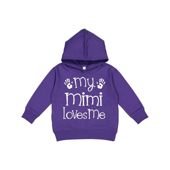 Inktastic My Mimi Loves Me Grandkids Toddler Hoodie