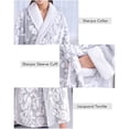 thumbnail image 6 of MVRLSH Long Robes for Women Fleece Robe Warm Plush Bathrobe Fuzzy House Coat Pattern Japanese Kimono Robes, 6 of 6