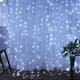 thumbnail image 3 of LED 3 metros 300 luces de cortina 8 modos USB control remoto cable de cobre Luces estrelladas (blanco), 3 of 8