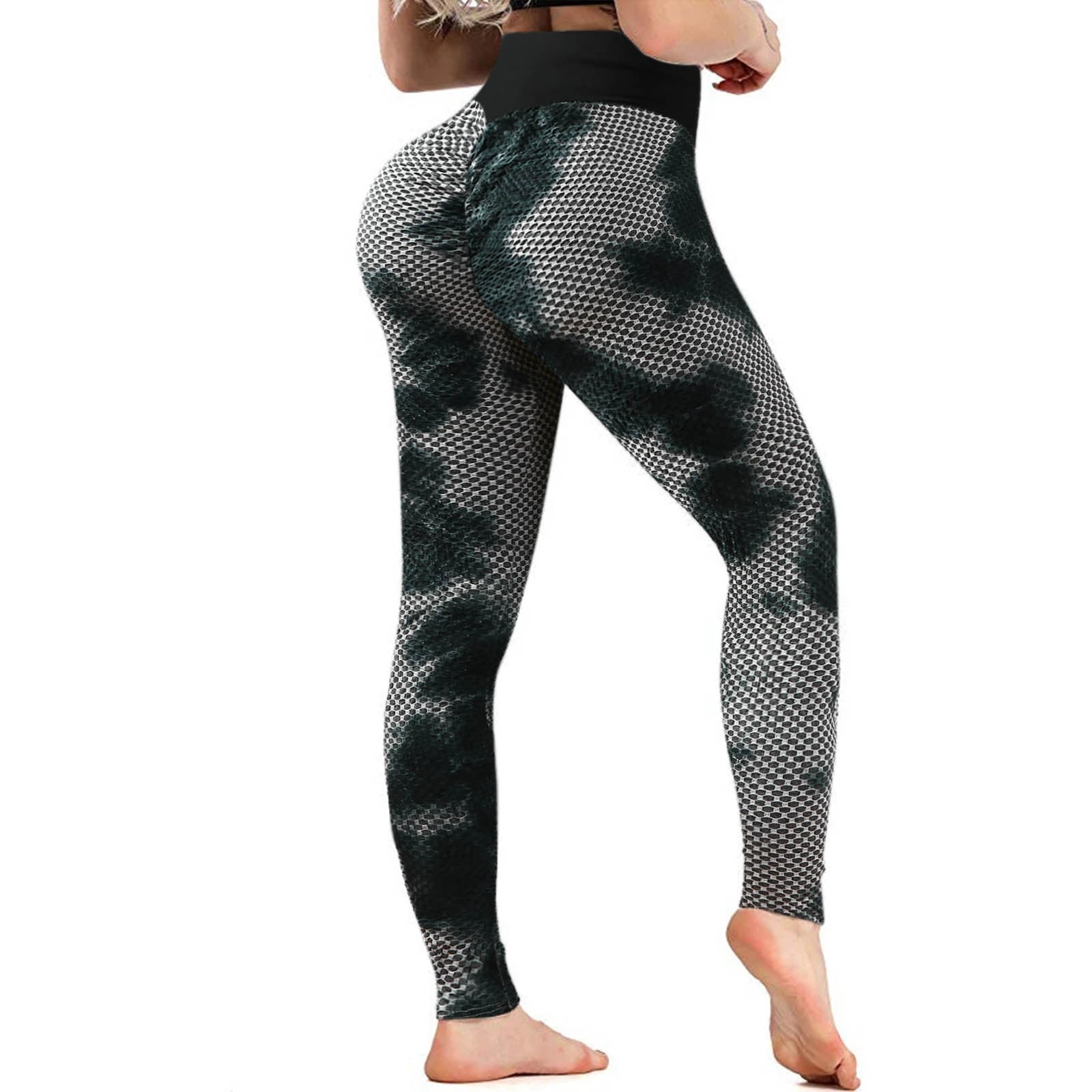 LEEy-World Workout Leggings for Women Seamless Scrunch Lifting Leggings  High Waisted Yoga Pants for Women, Workout Tight Multicolor,XL 