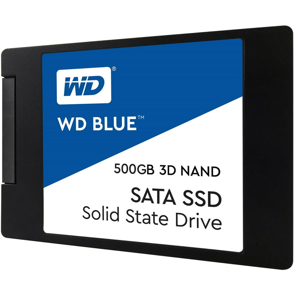 WD BLUE 3D 500GB NAND SATA 2.5â 7mm SSD - WDS500G2B0A
