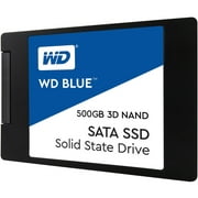 WD BLUE 3D 500GB NAND SATA 2.5â, 7mm SSD, WDS500G2B0A