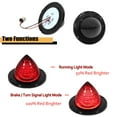 thumbnail image 2 of GTINTHEBOX Smoke Rear Red LED Tail Brake Lights 1960-1961 Impala Bel Air Biscayne El Camino, 2 of 10
