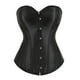 thumbnail image 1 of Vestido body de encaje liso para mujer, top de satén con forma de mujer, 1 of 2