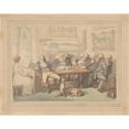 thumbnail image 2 of Thomas Rowlandson 24x20 Black Ornate Framed Double Matted Museum Art Print Titled: The Parsonage (ca. 1780-1825), 2 of 5