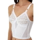 thumbnail image 4 of Brasier Tipo Peto Largo Criss Cross - PLAYTEX - Sin Varillas - Levanta y Separa Busto - Modelo 677 - Estilo Soporte Natural - Color Blanco - Talla 36C, 4 of 4