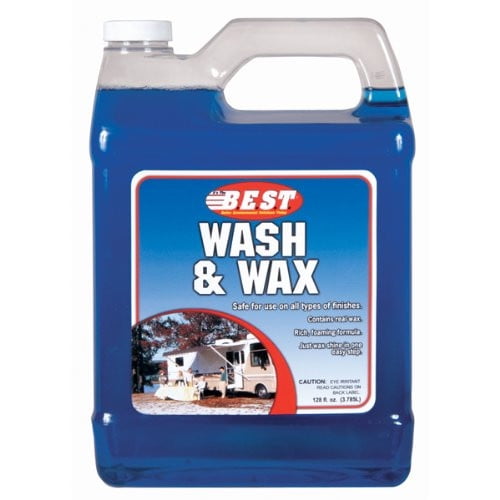 ProPack Car Wash And Wax 60128 BEST; Clean/Protect And Shine The RV/Automobile/Marine Surfaces; Liquid; With Wax; Foaming Formula; 128 Ounce Jug