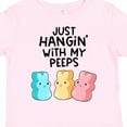 thumbnail image 4 of Inktastic Easter Just Hangin' with My Peeps Boys or Girls Toddler T-Shirt, 4 of 5
