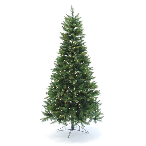 Perfect Holiday 6.5 ft PreLit Slim Christmas Tree, 1023 Tips, UL 500, Warm White LED, BM5 METAL Perfect Holiday 6.5 ft PreLit Slim Christmas Tree, 1023 Tips, UL 500, Warm White LED, BM5 METAL