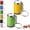 2pcs, variant on Mini Coin Storage Keychain, Portable Quarter Holder Bank with Secure Snap Closure