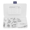 thumbnail image 1 of Clevis Pin Assortment Kits, Sturdy Rustproof Flat Head Clevis Pin T Shape  For Car 44pcs, 1 of 8