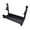 Black, variant on mdesiwst Under Desk Cable Organizer Large Capacity Cable Storage Rack Clip-On Installation Retractable Carbon Steel Cable Management Tray