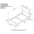 thumbnail image 2 of Leo & Lacey Twin Panel Bed in White, 2 of 2