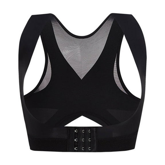 khonts,Women's Chest Brace Push up Posture Corrector Shape Wear Sleeveless Tops Back Shaper Vest Black XL