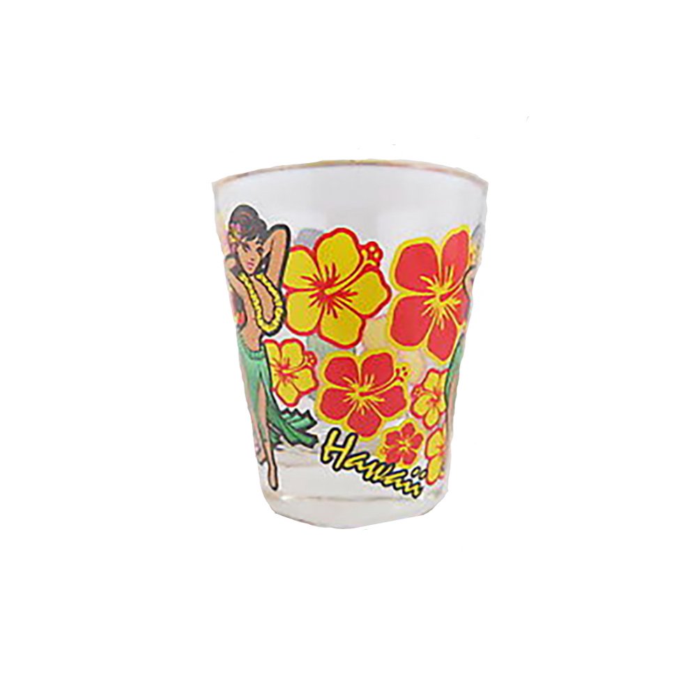 Hawaiian Shot Glass Hula Girl