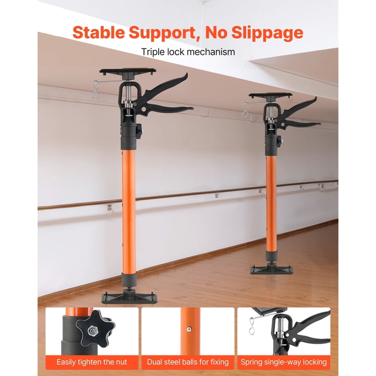 KFFKFF Adjustable Cabinet Support Poles, 2-Pack, 21.3-45 Inch