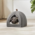 thumbnail image 2 of Cama de cama para gatos 2 en 1 para gatitos con almohada acolchada, 2 of 6