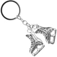 thumbnail image 6 of FRCOLOR  Roller Skate Keychain Buckle Rotate Lace Skateboard Ring Man Miss Silver, 6 of 8