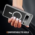 thumbnail image 5 of Magnetic for Google Pixel 8 Pro Case, [Fit for MagSafe] [Never Yellowing] [Military Grade Rugged Durable Protection] Back Slim Clear Wireless Charging Shockproof Premium Phone Case,Clear, 5 of 7