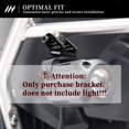 thumbnail image 2 of Motorcycle LED Fog Light & Spotlight Mount Bracket for R1300GS 2023-2025 R1300GS Adventure 2023-2025 Aluminum Alloy Lamp Holder Clamp Multi-Color, 2PCS Accessories, 2 of 6