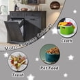 thumbnail image 6 of Aitjunz Double Tilt Out Trash Can Cabinet with Drawer, Wooden Farmhouse Kitchen Cabinet with 20-Gallon Hidden Trash Can Storage, Gray, 6 of 8