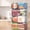 white, variant on 8‑Pack And 4‑Pack Freezer Organizer Bins - Stackable And Foldable Handle Metal Storage Baskets for Deep Chest Freezer Organization (3.5‑7 Cu.Ft) - Enhanced Space Utilization
