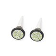 thumbnail image 1 of Fake Faux Cheater Illusion Ear Plug Earrings with Multi-Gem Design 16G, 1 of 37