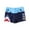 Blue, variant on WREESH Kids Boys Swim Trunks Cotton Boxer Briefs Children's Swimsuit Print Swimwear Flat Angle with Rope Bathing Suits Blue