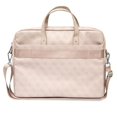thumbnail image 3 of Guess 4G Triangle Logo Laptop Bag 16" Rose Pink Saffiano - GUCB15P4TP, 3 of 3