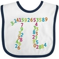 thumbnail image 3 of Inktastic Pi Numbers in Pi Symbol for Pi Day Boys or Girls Baby Bib, 3 of 4