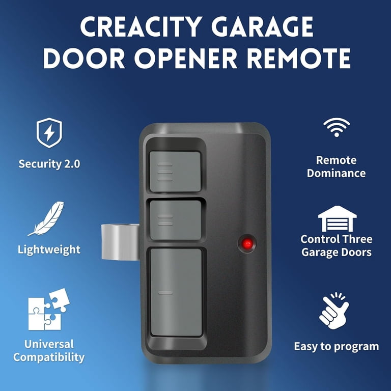 LiftMaster Garage Door Opener Keypad & Remote Kit - 877MAX Keypad & 2x 893MAX Remotes, Replace 878MAX 376LM 893LM Etc.