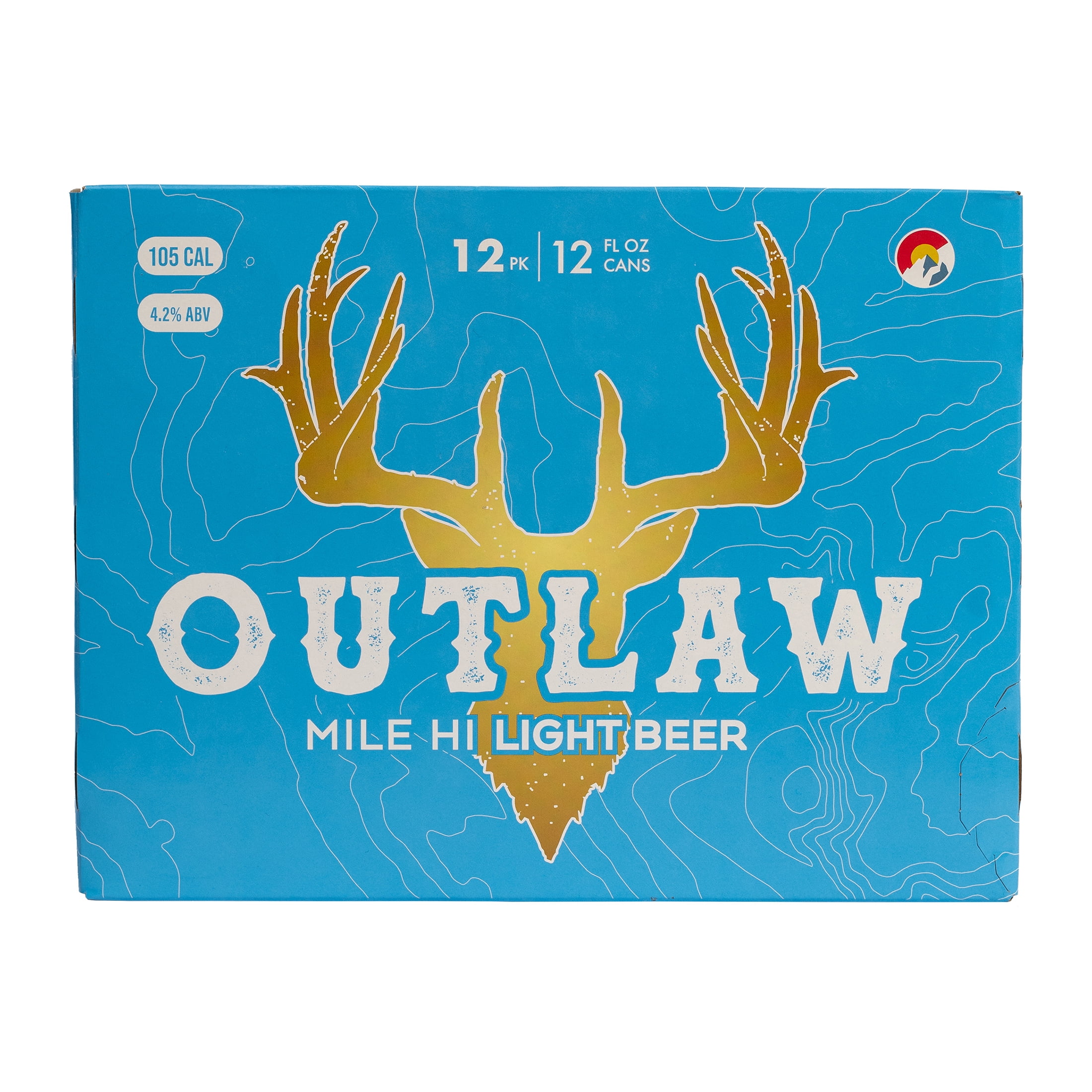 Outlaw Light Beer, 12 Pack, 12 fl oz Cans