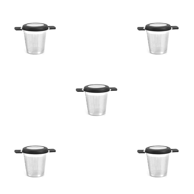 Toystoory Colador de hojas sueltas de té de acero inoxidable, tamiz de espumadera con mango, infusor de hierbas, suministro de bebida para cocina Type2 NO2 Toystoory CBP163551