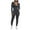 Gray, variant on LYXSSBYX 2 Piece Outfit for Women Fall and Spring Fashion Women Lady Split 2 Piece Sports Suit Set Casual Color Suit