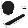 thumbnail image 5 of sixwipe Ergonomic Mouse Pad with Wrist Rest, No Slip Keyboard Wrist Rest and Computer Wrist Support, Memory Foam Wrist Pad for Keyboard for Easy Typing and Hand Pain Relief, 5 of 7