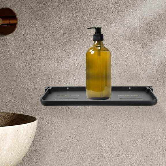 OUNONA Foldable Storage Shelves For Rv Organization And Storage Wall Mounted Laundry Rack For Bathroom Accessories Space Saving Drying Rack For Travel Essentials