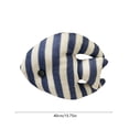 thumbnail image 3 of Summer Ocean Style Nautical Shaped Decorative Pillows Knit Fabric Fish Throw Cushions, Themed Pillows for Sofa Bedroom Beach House Decoration, Coastal Marine Home Decor, 3 of 6
