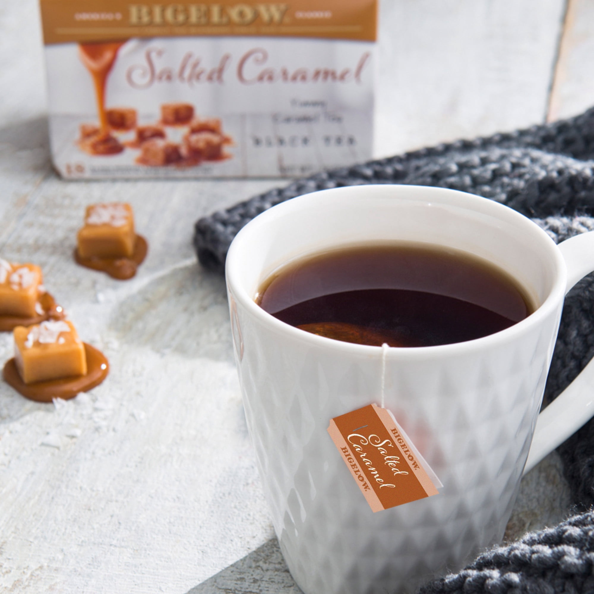 (3 pack) Bigelow Salted Caramel, Black Tea Bags, 18 Count