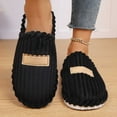 thumbnail image 2 of Shadoumai Slippers for Women Cozy Slippers And Stylish Indoor Stripe Slippers For Couples Warm And Comfortable Home Footwear, 2 of 5