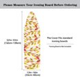 thumbnail image 5 of HELLHERO Leafs Iron Board Cover Snug Fit Adjustable Fastener 15x54 Inches High Temperature Ironing Board Pad Covers with Adjustable Elastic Edge Fit, 5 of 5