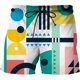 thumbnail image 1 of Pantalones cortos con estampado gráfico 3D para hombre, Bermudas informales a la moda, para playa, talla grande, XXS-7XL, 2021 Fivean unisex, 1 of 2