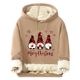 thumbnail image 2 of Sudadera con capucha para hombre, informal, a la moda, con estampado, de felpa, de manga larga, con bolsillo, de poliéster, 2 of 5