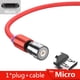 thumbnail image 1 of 540 grados giratorio magnético tipo c cable de carga rápida imán cargador micro usb-c cable para iphone xiaomi teléfono móvil cable de alambre, 1 of 4