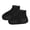 Black Color, variant on Silicone Elastic Rain Galoshes for Outdoor Rainy Day Rain