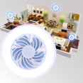 thumbnail image 3 of Lámpara LED E27 de 12 W para ventilador, para el hogar, el dormitorio, la oficina, el mercado nocturno (luz blanca), 3 of 9