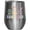 Silver, variant on I Am So Eggcited, Easter Hunt Pun with Eggs Art Favor, Souvenir or Merch Gift, White 12oz Wine Tumbler