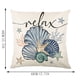 thumbnail image 2 of Fundas de almohada con temática marina y estampado de vieiras | Fundas de cojín suaves y transpirables para sofá, cama o asiento de ventana., 2 of 2